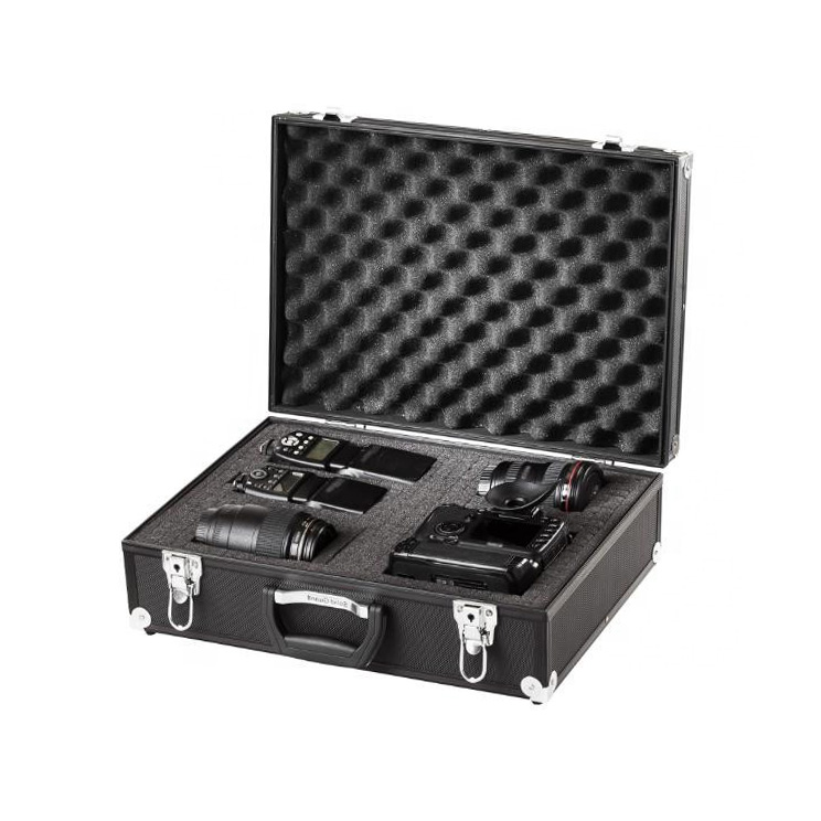 Aluminum Camera Equipment Carrying Case With Diced Foam Shockproof