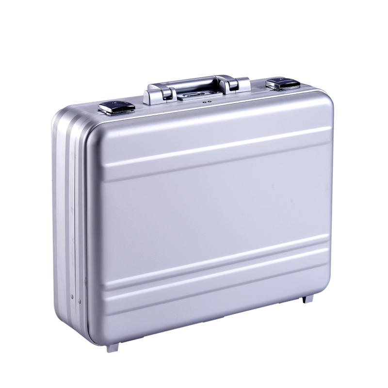Hardsided Diplomatic Metal Briefcase Aluminum Cash Cases With TSA locks
