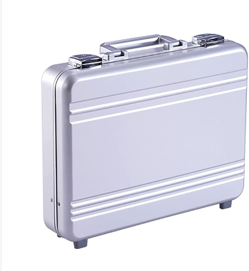 Metal Briefcase, Aluminum Cash Case Notebook Case