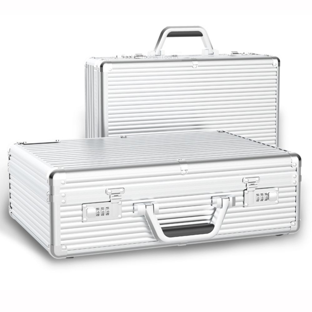Aluminum Camera lens Storage Box, Briefcase With password lock