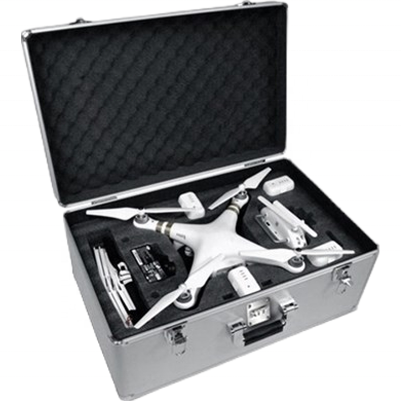 Custom Black Aluminum Drone Case, Phantom Carrying Case