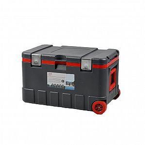 75L Large Trolley Cooler Box With 5cm Insulated PU Foam