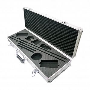 Travel Carrying Luggage Case Silvery Vanity Aluminum Boxes