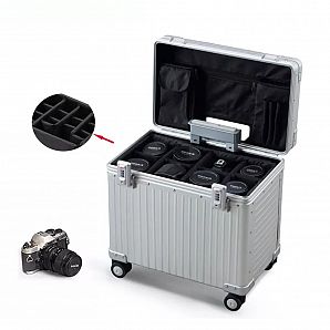 Customization Foam Tool Case On Wheels Hand Trolley Portable Tool Box