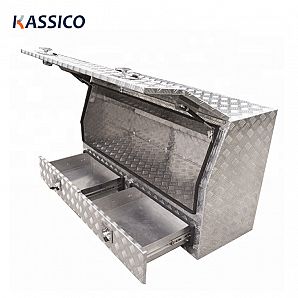 2 Drawers 1430mm Aluminum UTE Truck Tool Box