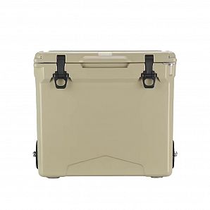 Portable Hard Cool Heating Ice Cooler Box for Camping With Wheels