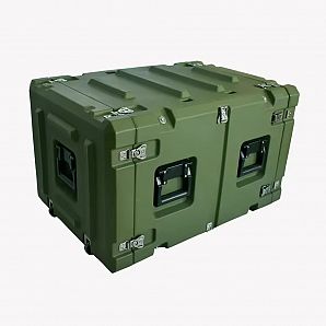 Heavy Duty Rugged Rotomolded Waterproof Shockproof 8u Rack Mount Case