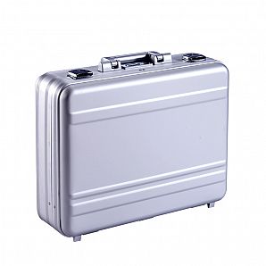 Hardsided Diplomatic Metal Briefcase Aluminum Cash Cases With TSA locks