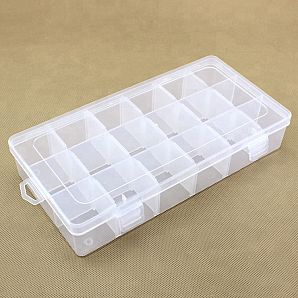 18 Grids Transparent Storage Case Box