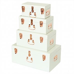 Multiple Color Metal Storage Box - Steel Home Trunk Orgainizer