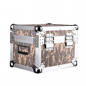 Aluminum Trunk Transport Road Tool Box Flight Case