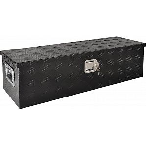 39-Inch Black Aluminum Tool Box
