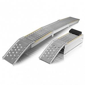 Handicap carbon steel folding van ramp