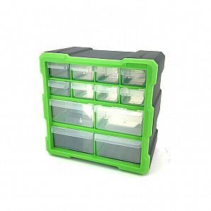 12 Drawer Plastic Repair Parts Organizer
