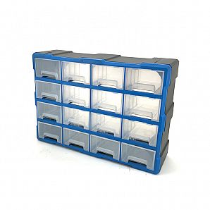 16 drawers plastic drawer tool cabinet