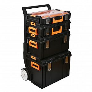 22'' Stackable Plastic Mobile Tool Box