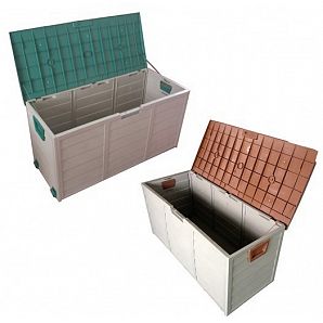 Plastic storage shed