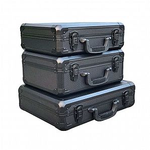 Aluminum Cigarette Cases With PU Foam Custom Handle