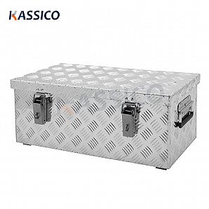 37L Aluminum Tool Box For RV, Trailer, Car, Pickup Tools Organizer